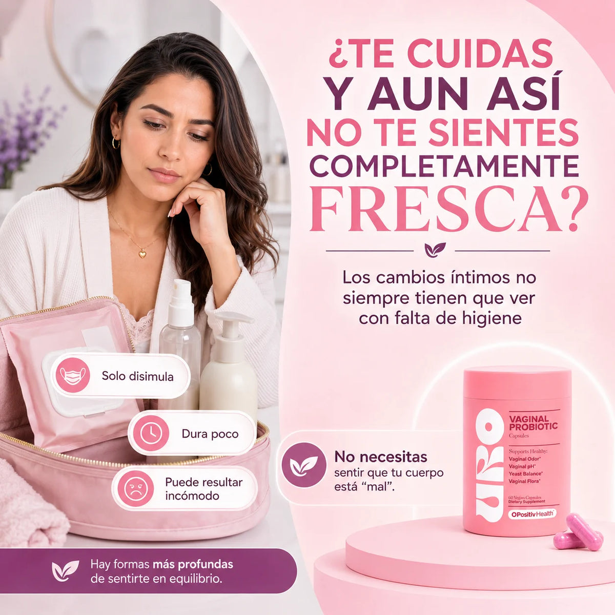 Uro Probiótico Vaginal | Equilibrio íntimo en 7 días