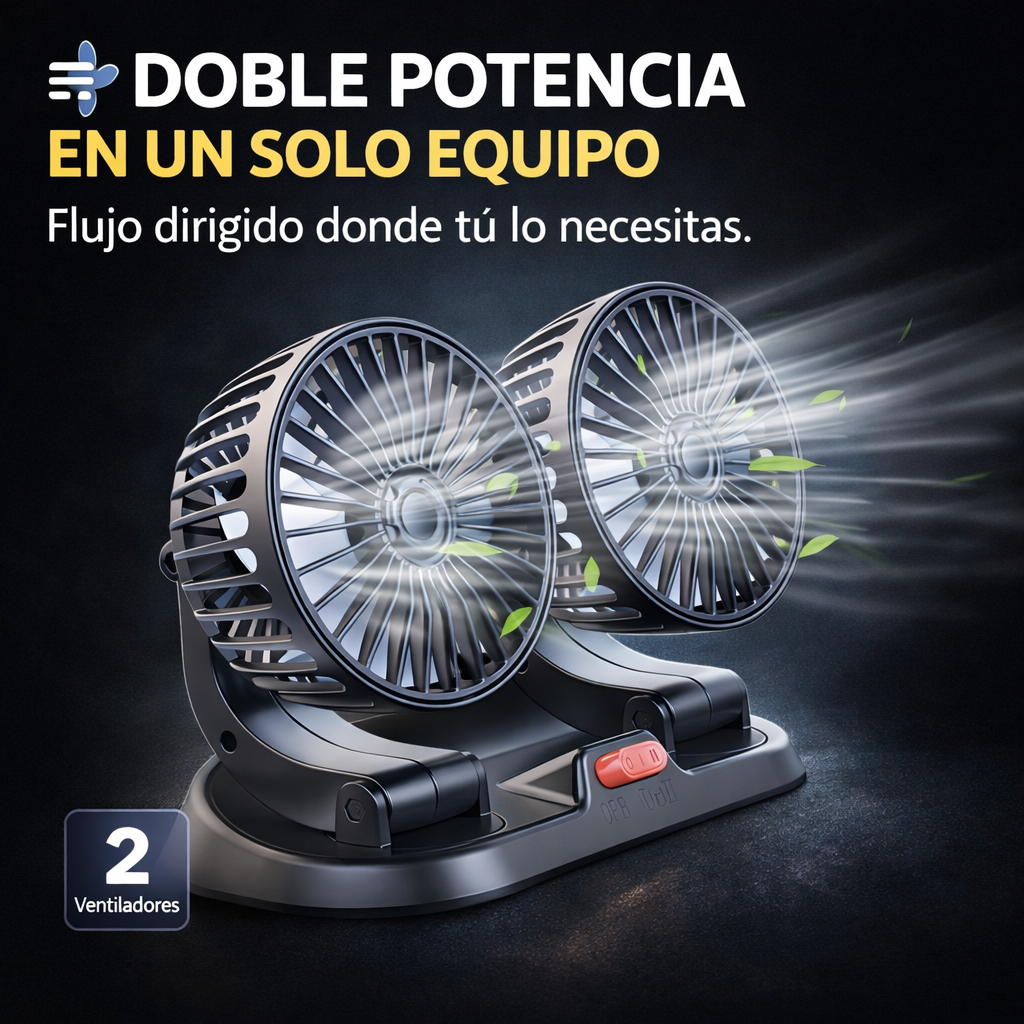 Ventilador Doble Para Auto