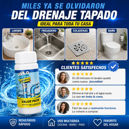 Wild Tornado | Destapa y elimina malos olores