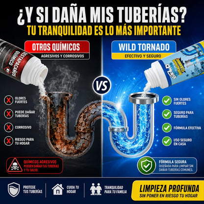Wild Tornado | Destapa y elimina malos olores