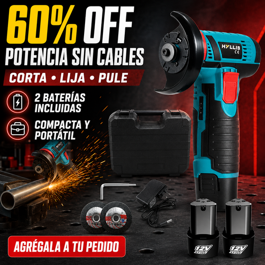 Amoladora Angular Esmeril Cortador 2 Bat