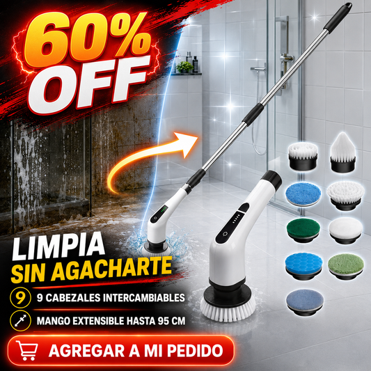 Cepillo Electrico Limpieza 9 En 1