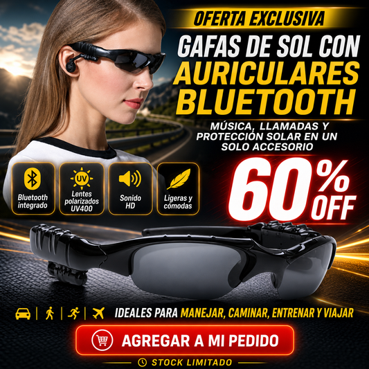 Gafas De Sol Con Auriculares Bluetooth