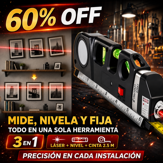 Nivelador Laser Cinta Metrica 2.5m