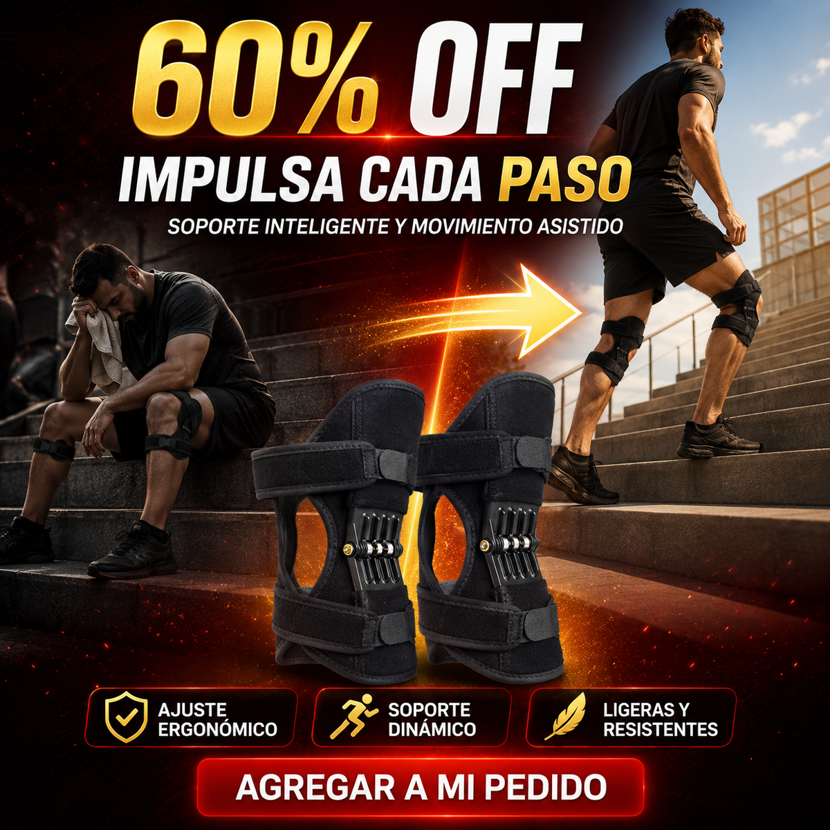 Rodilleras Mecatronicas Soporte Upsell